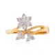 Designer Ring with Certified Diamonds in 18k Yellow Gold - LR1162P